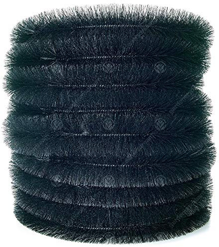 GardenersDream Gutter Brush Black Leaf Guard Moss Protection Debris Filter (12m / 39ft)