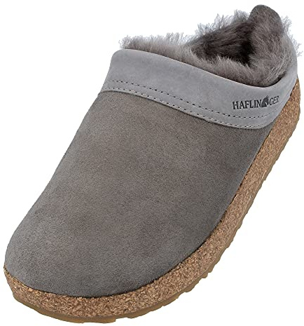 HAFLINGER Lammfellclog Snowbird Filzpantoffel Hausschuh