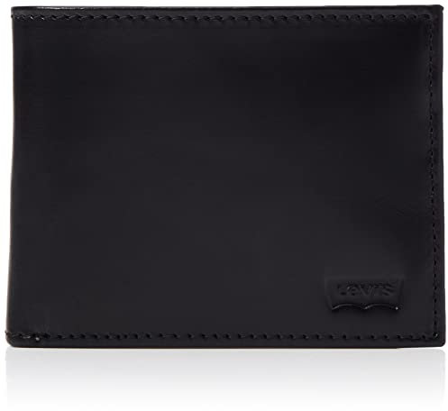 Levi's Levi's Casual Classics Hunte Coin Bifold - Batwin, Accessori da Viaggio, Portafoglio Bi-Fold Uomo, Nero (Regular Black), Taglia unica