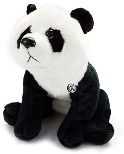 Panda Björn BAHARI mjuk leksak 23 cm sittande gosig leksak från Uni-Toys