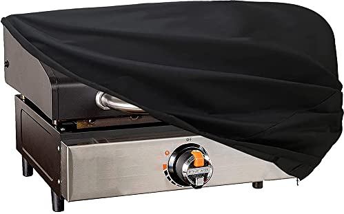 BOSKING Grill-Grillabdeckung, wasserdicht, Ersatz für Blackstone 43,2 cm und 55,9 cm Tischplatten (schwarze Grillabdeckung)