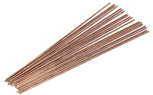 20 Varillas de Soldadura Redondas de Fósforo y Cobre, Alambre de Soldadura para Aire Acondicionado, Refrigeradores, Material de Soldadura para Soldadura Profesional, Trabajos de