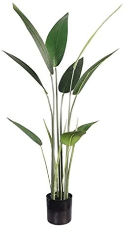 Künstliche Pflanzen Große Künstliche Pflanze, Grüne Palme, Blätter, Kunststoff, Blätter, Gefälschter Bananenbaum, Hochzeit, Familie, Garten, Raumdekoration Fake Pflanzen Dekor (Size : 110cm)