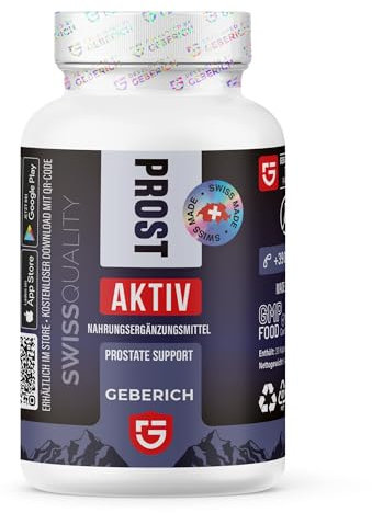 ProstAktiv – Prostatagesundheit – 30 Kapseln – mit Serenoa Repens, Echinacea, Ginkgo Biloba – Nahrungsergänzungsmittel