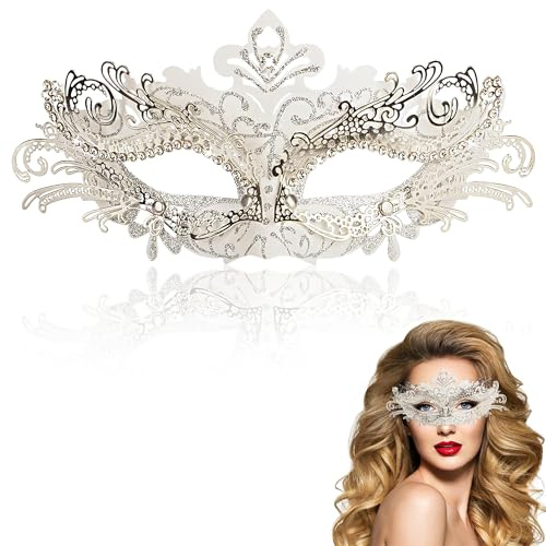 Goenb Maskerade Maske, Karneval Venezianische Masken Für Damen Frauen Maskenball Maske Karnevalsmasken Für Fasching Cosplay