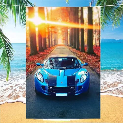 KnorRs Sportwagen Strandtuch Mikrofaser, Schnelltrocknend Badetuch XXL Strand-Handtuch, Leicht Microfaser Strandlaken Groß 100x200cm (Y2,70x140cm)