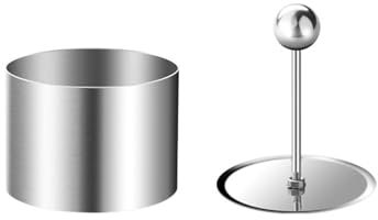 Moldes de arroz redondos, prácticos moldes para tartas, moldes para platos fríos, anillos de postre, perfectos para diferentes ajustes