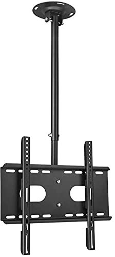 Support de plafond pour téléviseurs de 37 à 50 pouces, rotation à 360°, support TV pour téléviseurs LED LCD à écran plat, support mural ou de plafond robuste pour salon