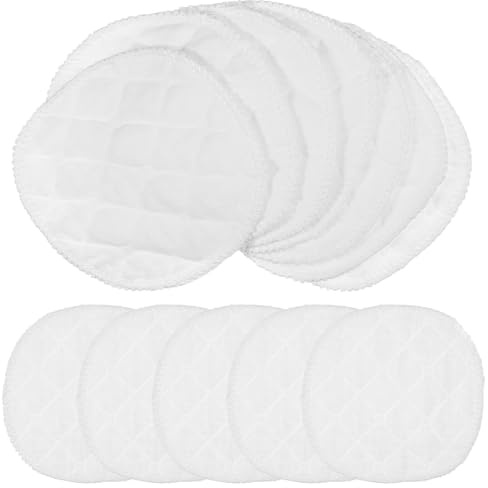 Washable Breast Pads 12Pc 3 Layer Ecological Cotton White Pack