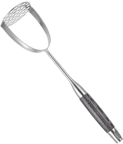 Garneck Schiacciapatate Acciaio Inossidabile Con Manico Lungo Utensile Manuale Per Purè Di Patate Per Cucina Domestica e Preparazione Pappe
