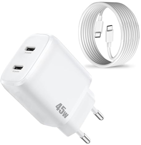 45W USB C Chargeur et Cable pour Samsung A56 5G A36 A26 A55 A25 A36 A54 A34 A24 A57 A37 Galaxy S25 Ultra/S24 Ultra/S23 FE/S25 Plus/S22/Z Fold 5 6 7/Z FILP 7 8 Fast Charger Rapide Type C Prise Secteur