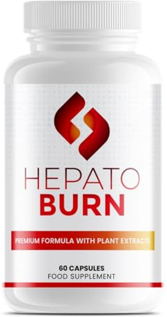 HEPATOBURN Natürlichen Inhaltsstoffen, Himbeerketon und Grüner Tee, Nahrungsergänzungsmittel, 450mg