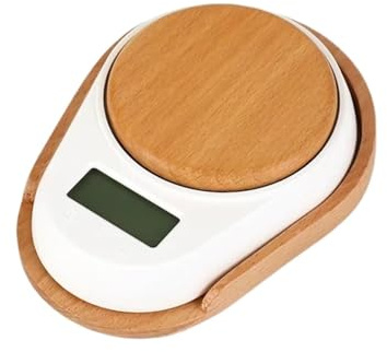 Básculas de cocina, Básculas Electrónicas De Alta Precisión, Pequeñas, Cocina,para oficina escuela hogar(Nut-brown 1g-500g)