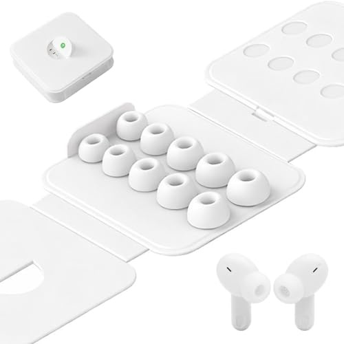 LgCiXli 5 Paare Ersatz-Ohrstöpsel für AirPods Pro 3 (2025) | Präzisions-Aufsätze aus Soft-Silikon für maximale Geräuschisolierung | Inkl. Reinigungskit & Box | XXS-L