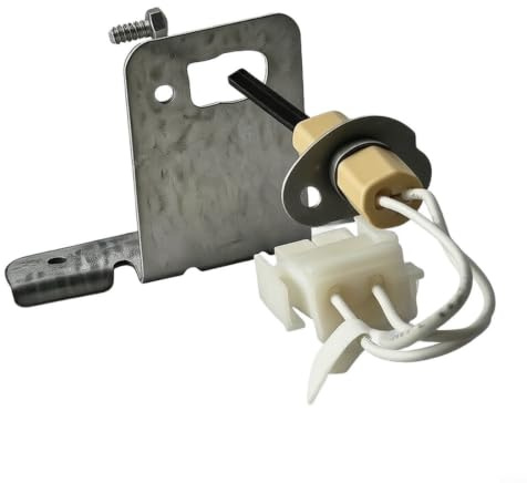 Glewi Heißflächenzünder 80V aus Siliziumnitrid für IGN00145/IGN00117, für stoßfest & langlebig für BBQ-Grill-Reparatur, inkl. Montagezubehör