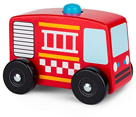 Tobar WOODEN SOUND & PLAY FIRE ENGINE Truck, Assorted Designs and Colours