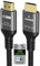 Ubluker 10K 8K 4K HDMI Cable 48Gbps 4M, Certified Ultra High Speed HDMI® Cable 4K 240Hz 144Hz 8K 60Hz 0.01ms HDR10+ ARC eARC HDCP2.3 N-etflix R-oku TV PC Monitor Projector PS5 4 X-box