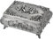 TOLIDA Mini Caja de Música Rosas Talladas Clásico Galvanizado Rectangular Joyero Metal Vintage Anillo Caja Ornamento Artesanal (Tú eres mi sol)
