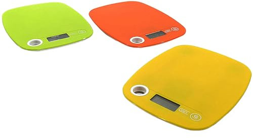 Bilancia da cucina schermo digitale 5 KG per pesare cibi pietanze con precisione colorata designe moderno da appendere