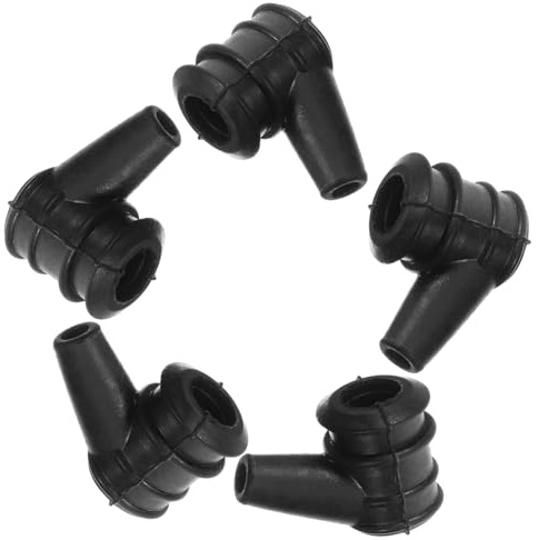 CIYODO 5Stücke Zündkerzenkappen für Rasenmäher und Kettensägen Ersatzteile für Traktoren und Gartenwerkzeuge Langlebiges Zubehör für Rasenmäher und Kettensägen Optimale Leistung und Einfache