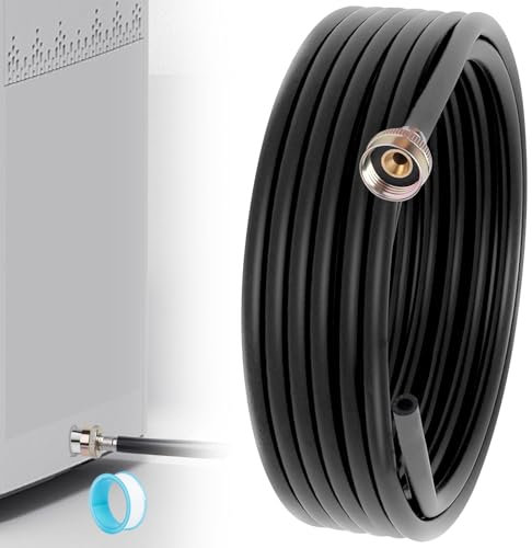 2 M/6.6 FT Dehumidifier Drain Hose 3/4 Inch FHT Connection Brass Thickened Drain Hose, Heavy Duty and Flexible Drainage Hose fits for Most of Dehumidifiers