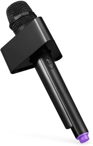 WEKAMOS Microfono Per Karaoke Accessorio Giocattolo Per Giochi Ruolo Con Bandiera Microfono Leggero e Portatile Per Feste e Spettacoli Sul Palco