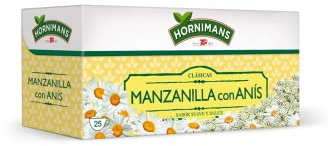 Hornimans Manzanilla con Anís Infusión con Ingredientes 100% Naturales | 25 bolsitas | Sin Teína