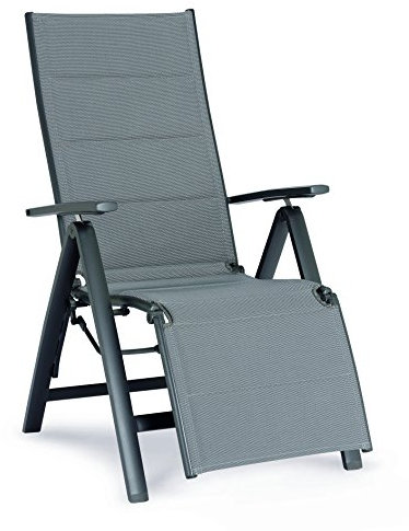 BEST Relaxliege Varese, anthrazit, 75 x 63 x 110 cm, 47753050