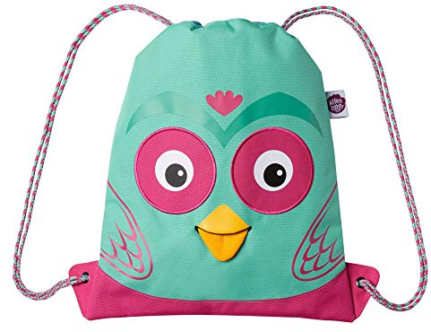 Apatand unisex – barnuggla barnsportväska turkos, 28,5 x 36,5 x 0,5 cm (B/H/T)