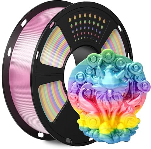 GIANTARM PLA-filament 1,75 mm 1 kg, filament PLA 3D-utskriftsmaterial för 3D-skrivare och 3D-penna, 1 spole, silkesgradient