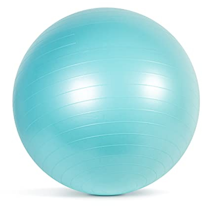 CAP Fitness Stability Ball Exercise Ball, 65cm, Teal
