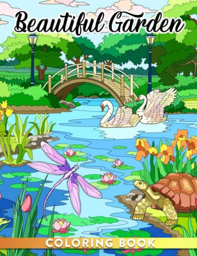 Beautiful Garden Coloring Book: Relax and Recharge with Tranquil Succulent Garden Designs
