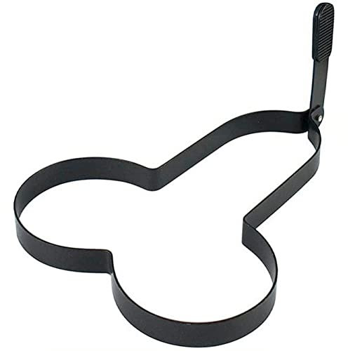 DHliIQQ CHLOEF, divertente stampo per uova antiaderente con manici per omelette, stampi per fritte, stampi C9q6 con