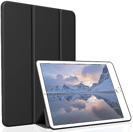 Figair Funda para iPad Air 3 / Pro de 10.5 pulgadas, parte trasera de TPU suave, ultrafina, ligera, funda protectora inteligente, función de apagado y encendido automático para iPad Air de 3ª