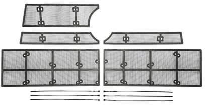 JINFOLI Mittleres Insektenschutzgitter, vorderer Grilleinsatz, Netz, Anti-Mücken-Staubschutzabdeckung, for T-ROC, for T ROC 2018–2021 Mesh-Grill (Size : Model A)