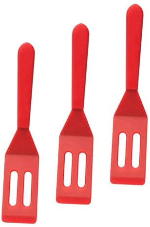 Mikinona 3stücke Silikon-spatel Mini-küchenspatel Für Steak Pizza Keksbacken Kleiner Kochschaufel Aus Hochwertigem Material Leicht Zu Reinigen Küchenhelfer