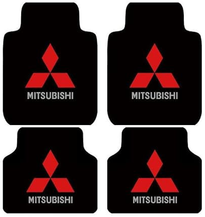 YNEION Auto Leder Fußmatten für Mitsubishi Pajero Outlander ASX Montero Lancer-Ex Zinger 2000-2023 nach Maß wasserdichte rutschfeste einfach zu reinigen Interieur Bodenmatte Zubehör