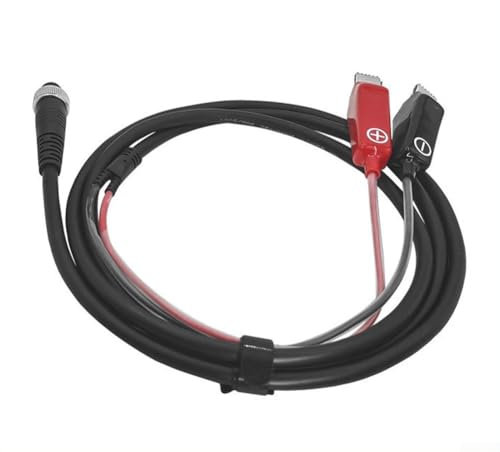 Hasaller Fishing Cable Battery Connection Line Electric Fishing Reel Battery Connection Cable Power Cord Cable Battery Connecting Line Double Connectors for Daiwa/Shimano Electric Fishing Reels(2.5m)