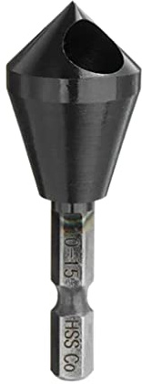 HRC89 Hardness Hexagonal Shank Chamfering Tool TiAlN Countersink Drill Bit with Internal Hole Chamfer