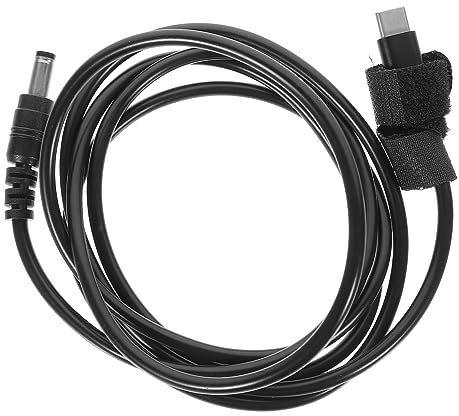 CATIEBYE USB-c Dc Adapterkabel für Laptop 5,5x2,1mm 15v Schwarz Robustes PVC Kupfer Ladekabel für Zuverlässiges Laden | 5, 5 X 2, 1mm Anschluss, Typ-c Pd Konverterleitung, für Laptop Ladegeräte