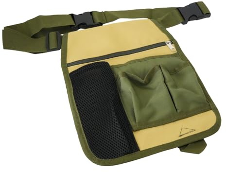 leruiyezs Ceinture Porte Outil Sacoche Charpentier Résistante avec Poches Multiples et Support de Mètre Ruban pour Ceinture, Ceinture Outils Réglable pour Jardinage Bricolage et Menuiserie