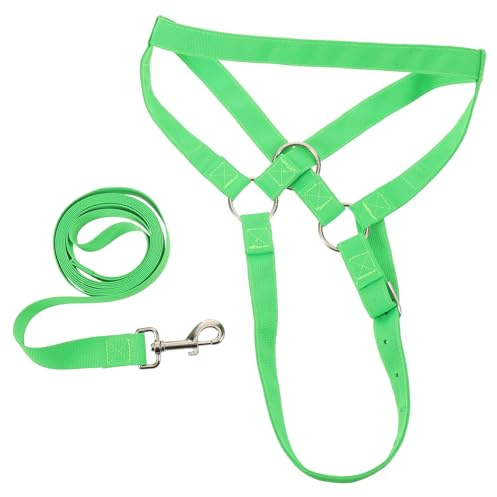 WEKAMOS führstrick Pferde Halfter und Strick Halfter mit Strick Pferde Stricke Green