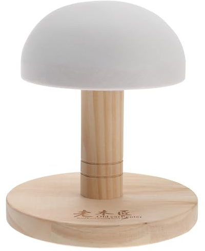 GALPADA Tabouret à Repasser Compact en Bois Gris Clair, Accessoire de Repassage Domestique Stable Coussin pour Manches et Épaules, Outil Petit Format pour Vêtements Couleur Aléatoire