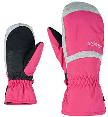 Ziener Kinder LEJANOS AS Ski-Handschuhe/Wintersport Wasserdicht, Atmungsaktiv, pop pink, 7.5 (XL), 801947