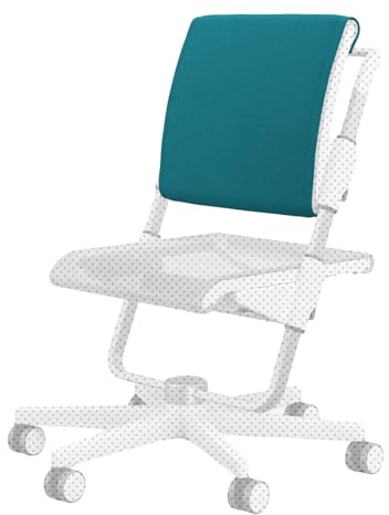 Moll Rückenkissen für Kinderschreibtischstuhl Scooter | ergonomische & weiche Polsterung | einfach montierbar | waschbar & austauschbar | ideal für Jungen & Mädchen | Made in Germany