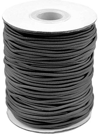 50m Spule Gummikordel Gummischnur 2mm Bekleidungsgummi Hutgummi, 29 Farben
