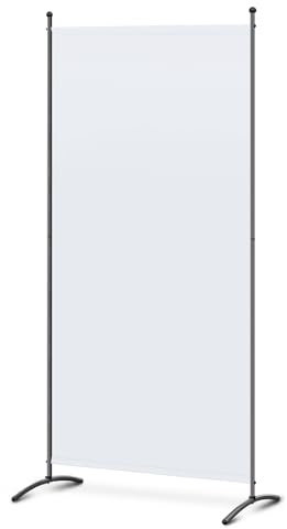 Angel Living Paravent 1 Panel Room Divider Protective Screen Wall Room Partition for Offices, Balcony, Bedroom, Outdoor Garden 81 x 180 cm Natural