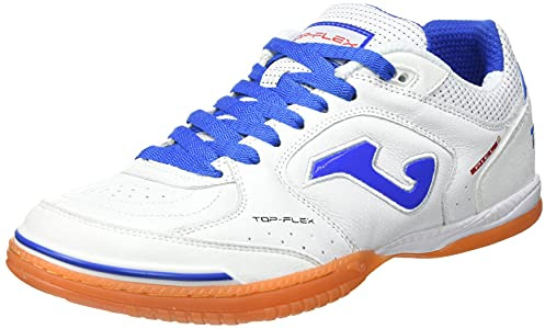 Joma Zapatillas de Fútbol Sala, 36 - 46 Top Flex con Puntera Reforzada - Flexible y Máxima Estabilidad - Negro