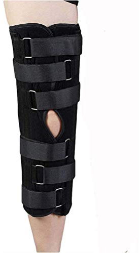 Verstellbare Kniebandage, Offene Patella, Neopren, elastische Kompressionsmanschette mit verstellbaren Trägern, für die Wiederherstellung von Knien vor und nach Operationen und Verletzungen oder Ope