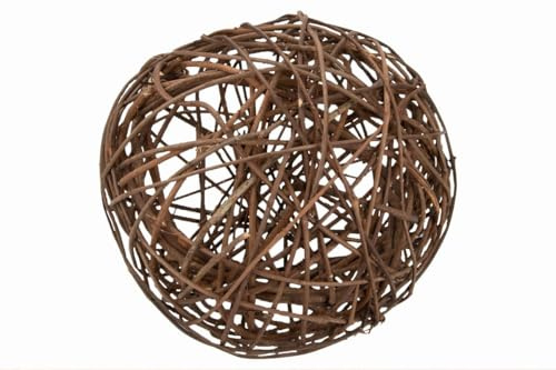NaDeco Brunch Ball Natur 20cm | Rankenkugel | Rattanball | Rattankugel | Rebenhügel | Dekokugel | Dekobälle | Weidenkugel | Weidenbälle | Naturkugel